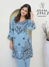 Willow By Afsana Cotton Embroidery Kurti With Bottom Exporters Orders In India